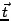 $\vec{t}$